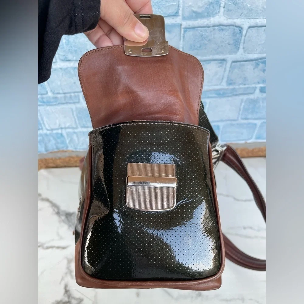 PAURIC SWEENEY Patent leather tote
